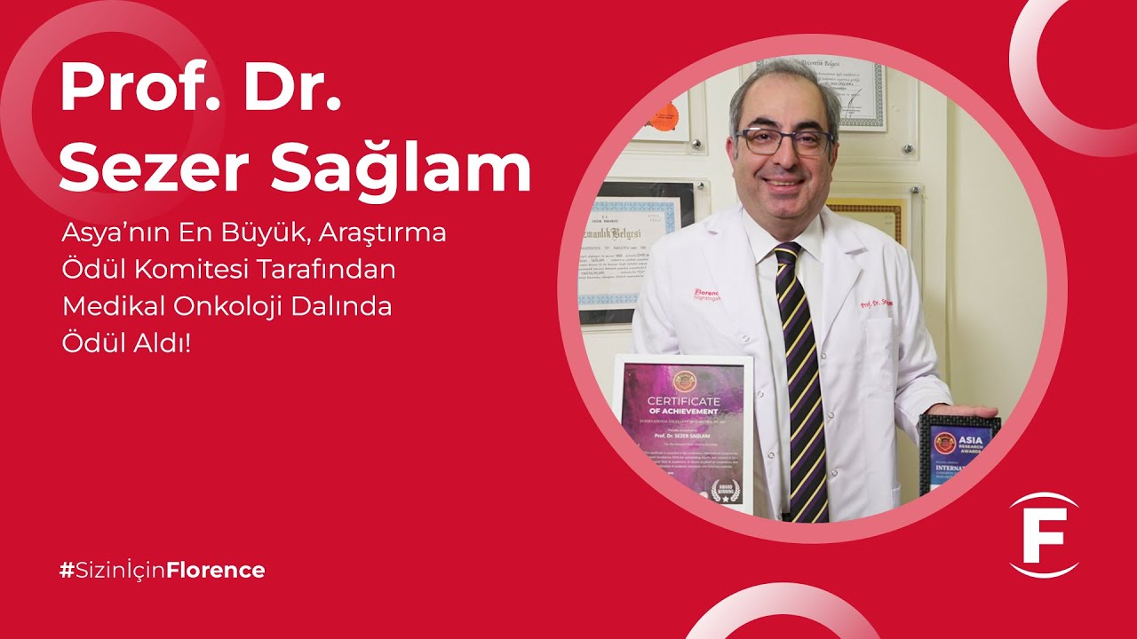 Prof. Dr. Sezer Sağlam Medikal Onkoloji Dalında Ödül Aldı!